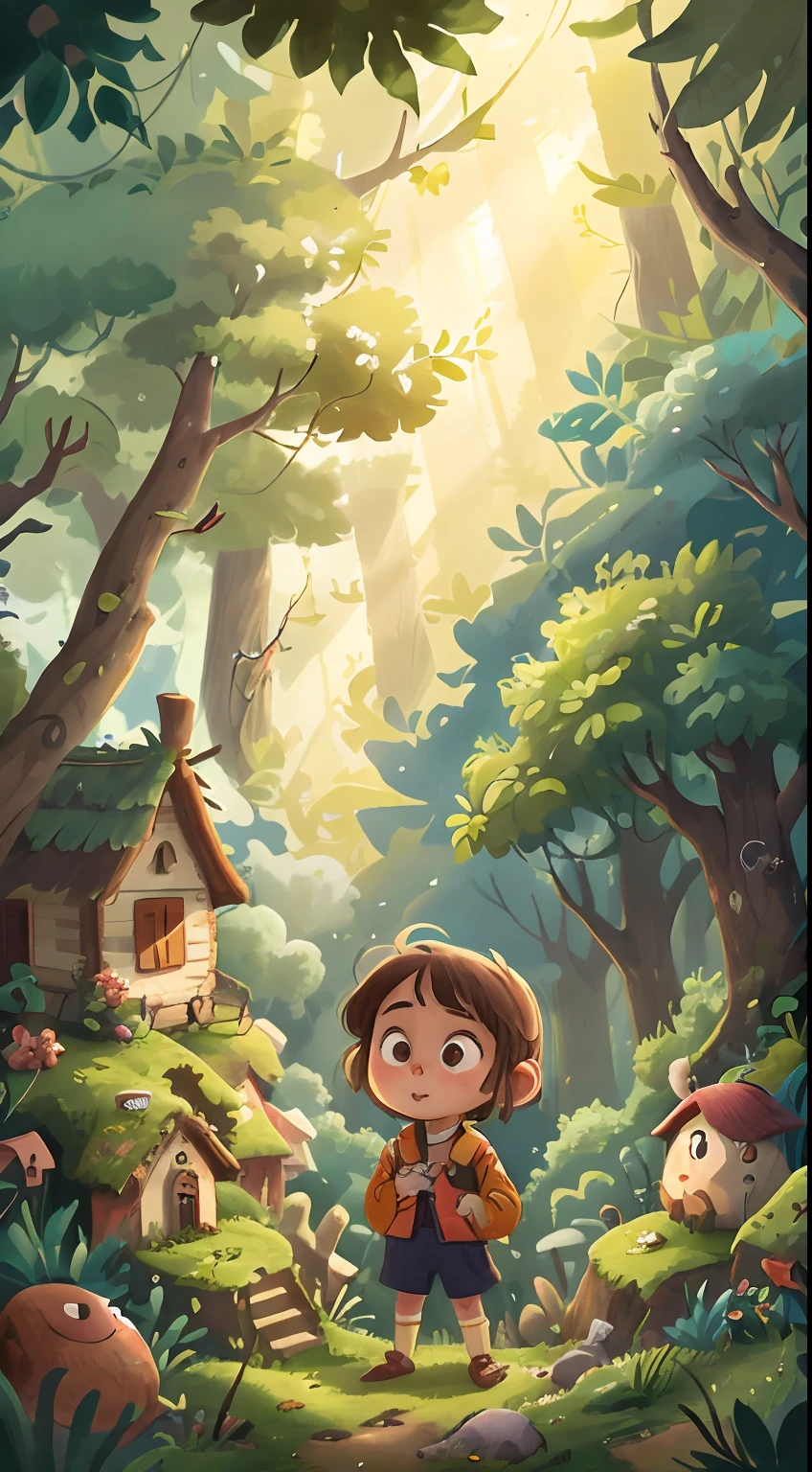 Once upon a time, in a quiet village nestled at the edge of a dense and mysterious forest, there lived a young and adventurous girl named Sophie. Sophie had always been curious about the forest and the stories of hidden treasures that had been whispered among the villagers for generations.