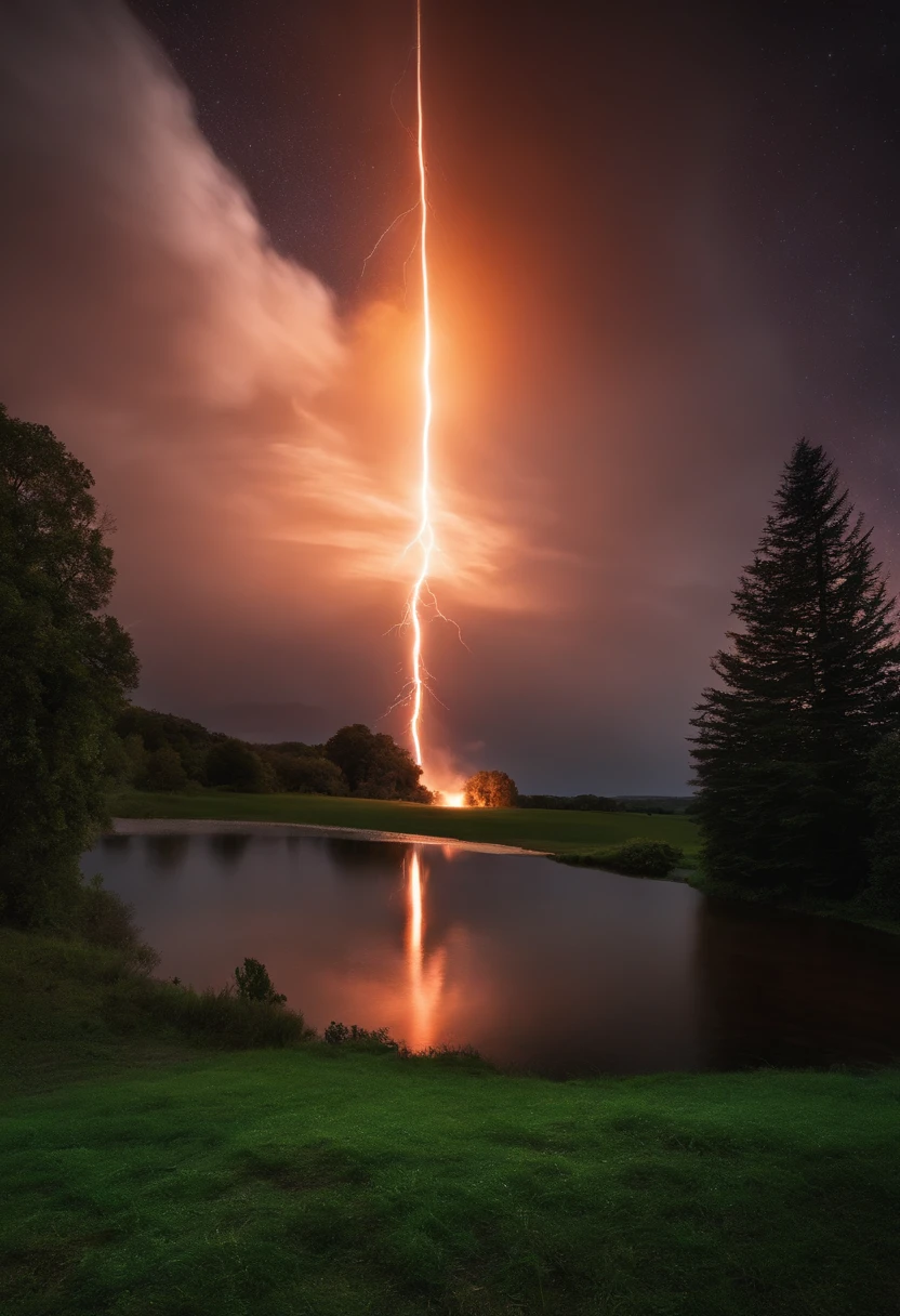 meteor hit the ground