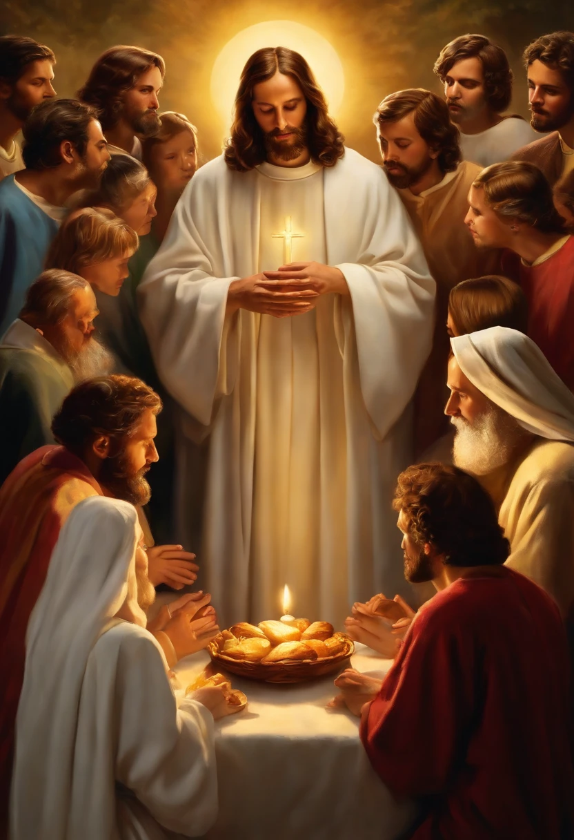 I want a picture of Holy Communion with the disciples and the Master Jesus , segundo os evangelicos