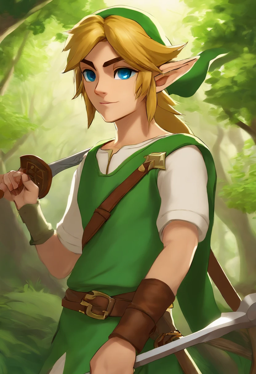 Link. Femboy. Legend of Zelda