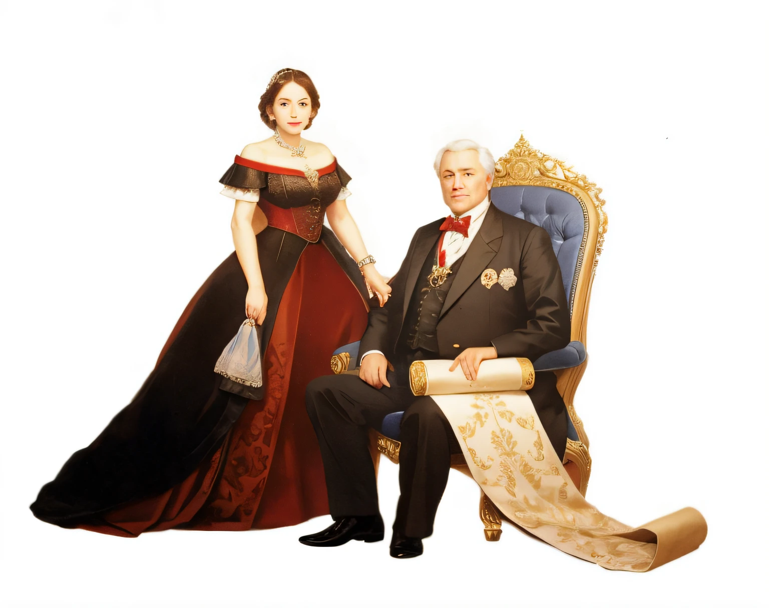 Image of a couple of baron and baroness