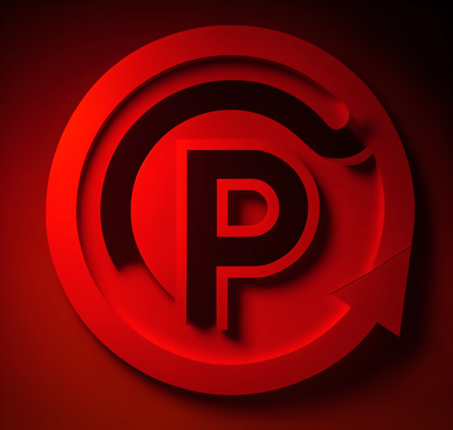 um close up de um logotipo vermelho com amarelo com uma seta, imagem de perfil, foto do perfil, foto de perfil, foto de perfil, criptopunk, Cyberpunc, Realista, propaganda logo, imagem do avatar, trending on patreon, Cedric Payravernay, pixelperfeito, Paulo Pepera, 1 imagem petapixel, patreon content, Patreon, Circle pit, captura de tela detalhada