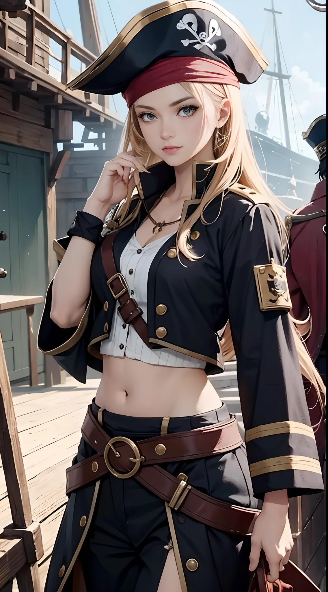 a pirate、Female captain、