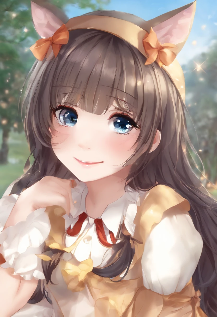 Qualidade suprema.
This young anime-looking girl is charming. She has an average height, the hair is of vibrant blue color, longo e macio, com um brilho suave. His eyes are purple, com um brilho semelhante ao vidro que encanta qualquer pessoa que os olhe. Your lips are soft, rosados e gentis, que se curvam em um sorriso alegre e cativante.
His cheeks are flushed, giving her an air of irresistible cuteness. She is known for her own style and loves to wear cute and soft clothes that enhance her charming appearance. Her wardrobe is full of dresses and skirts with adorable prints, Blouses with ruffles and delicate bows.
In addition to its cute appearance, She is also an extremely kind and caring person. His innocence is captivating, and she has a pure heart that cares about others. She is always ready to help and makes a point of spreading joy and love wherever she goes.
Com sua personalidade charmosa, She wins the hearts of everyone around her. His smile brightens the environment and his positive energy is contagious. Even with his innocence, ela possui uma sabedoria especial e uma capacidade de ver o melhor nas pessoas.
This young girl with anime traits is a real ray of sunshine, emanando fofura, Joy and innocence. Her charming appearance and personality make her a person adored by all who know her.