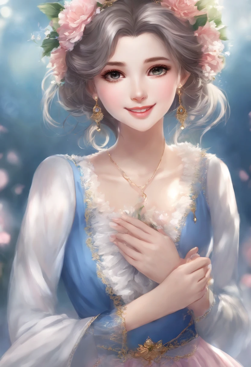 Qualidade e realimo supremos.
This young anime-looking girl is charming. She has an average height, the hair is of vibrant blue color, longo e macio, com um brilho suave. His eyes are purple, com um brilho semelhante ao vidro que encanta qualquer pessoa que os olhe. Your lips are soft, rosados e gentis, que se curvam em um sorriso alegre e cativante.
His cheeks are flushed, giving her an air of irresistible cuteness. She is known for her own style and loves to wear cute and soft clothes that enhance her charming appearance. Her wardrobe is full of dresses and skirts with adorable prints, Blouses with ruffles and delicate bows.
In addition to its cute appearance, She is also an extremely kind and caring person. His innocence is captivating, and she has a pure heart that cares about others. She is always ready to help and makes a point of spreading joy and love wherever she goes.
Com sua personalidade charmosa, She wins the hearts of everyone around her. His smile brightens the environment and his positive energy is contagious. Even with his innocence, ela possui uma sabedoria especial e uma capacidade de ver o melhor nas pessoas.
This young girl with anime traits is a real ray of sunshine, emanando fofura, Joy and innocence. Her charming appearance and personality make her a person adored by all who know her. It has anime traits but is realistic