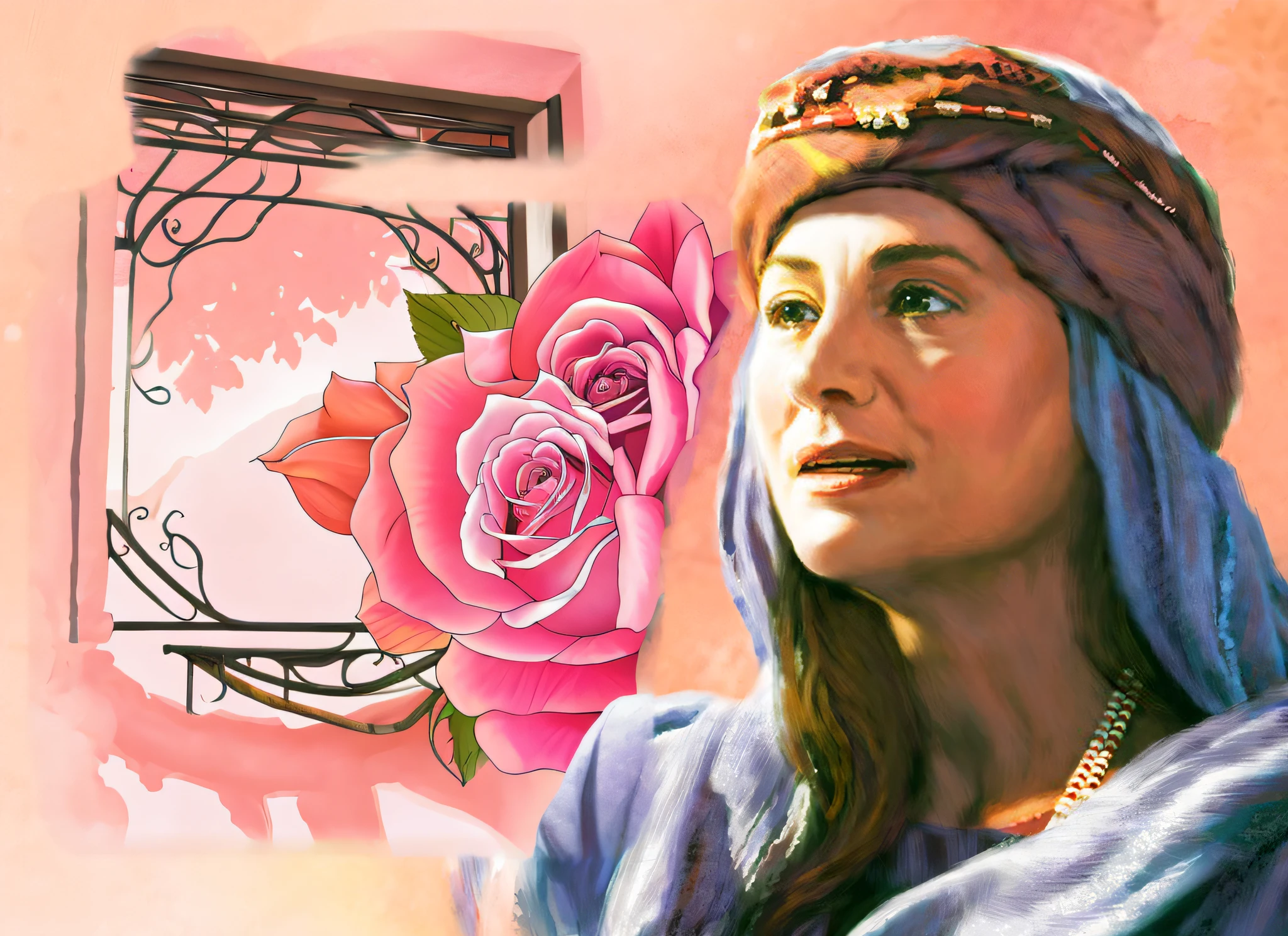 fundo rosa