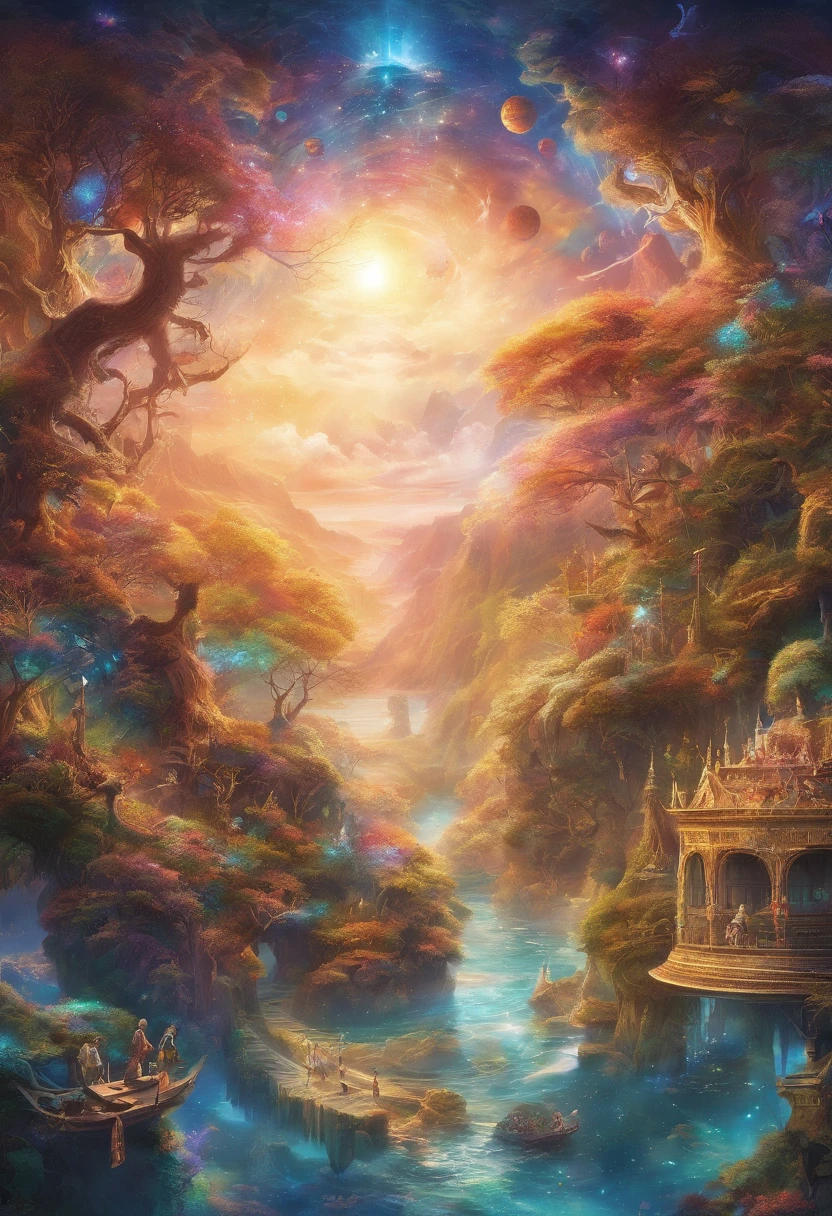 Introducing the future of education, Features of Virtual Classroom, Intelligent Mentor, And the possibility of interstellar learning. 8K、Seven Days of Creation、God、There is a canopy separating the sky from the sea