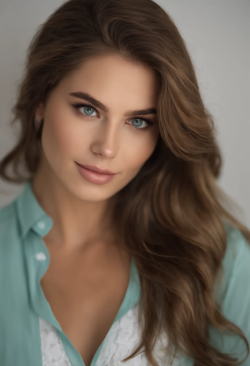 Emily is a 23-year-old with light brown hair, geralmente preso em um coque ou rabo de cavalo. His eyes are green and expressive, transmitindo sua personalidade gentil e calorosa. She has an average height, Sobre 1.65m, with a slender and well-defined figure due to his physical exercise routine. Emily likes to dress simply and comfortably, Wear practical clothes, blusa de manga comprida e cores neutras. Ela costuma usar pouca maquiagem, preferindo um visual natural. best quality, Realistic photo, 32 mil.