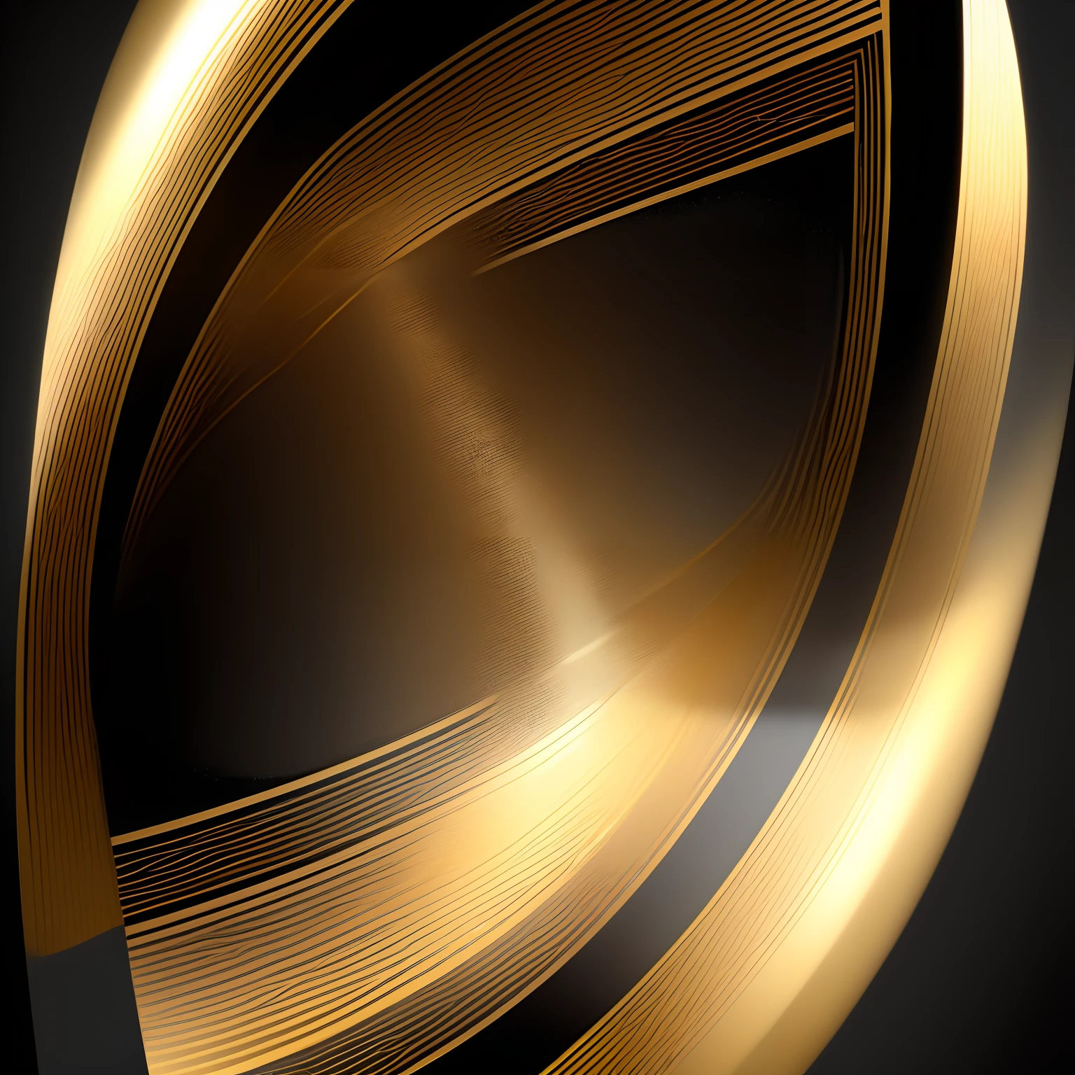 Tela de Fundo preto, linhas dourado diagonais, gradiente desintegrado, superior direito