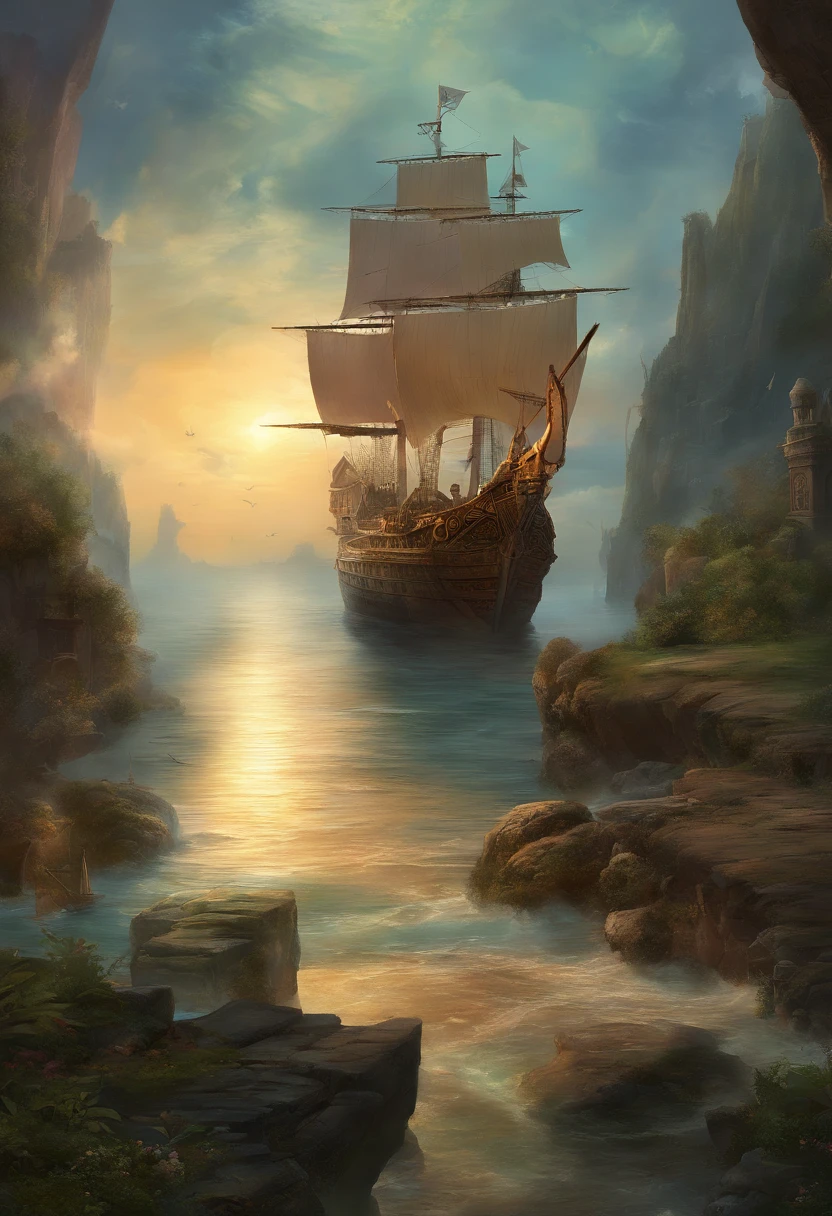 (mar negrol profundo:1.5),(//Ghost ship in ruins:1.3//)+(Um navio gigante que afundou no fundo do mar:1.3),Cardumes de polvos,Shipwreck remains,