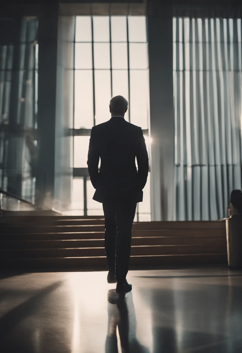 Create Instagram post images that symbolize the process of future success。The president and his trusted team、Bring your vision to life、Draw an image that shows the future you will walk in