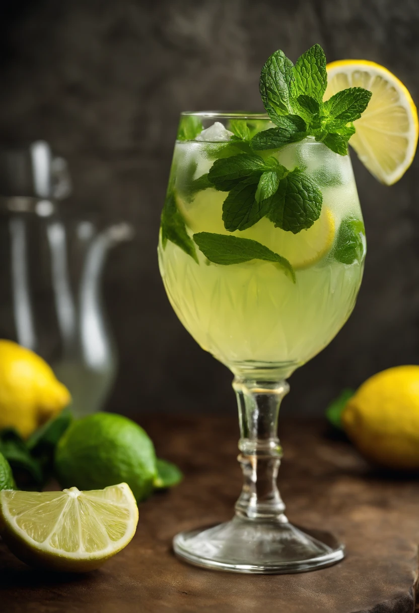 Mojito without alcohol ingredients

Juice of 1 lemon

3 tablespoons (rasas) of sugar

Mint leaves to taste

Ice to taste

Lemon soda to top it off