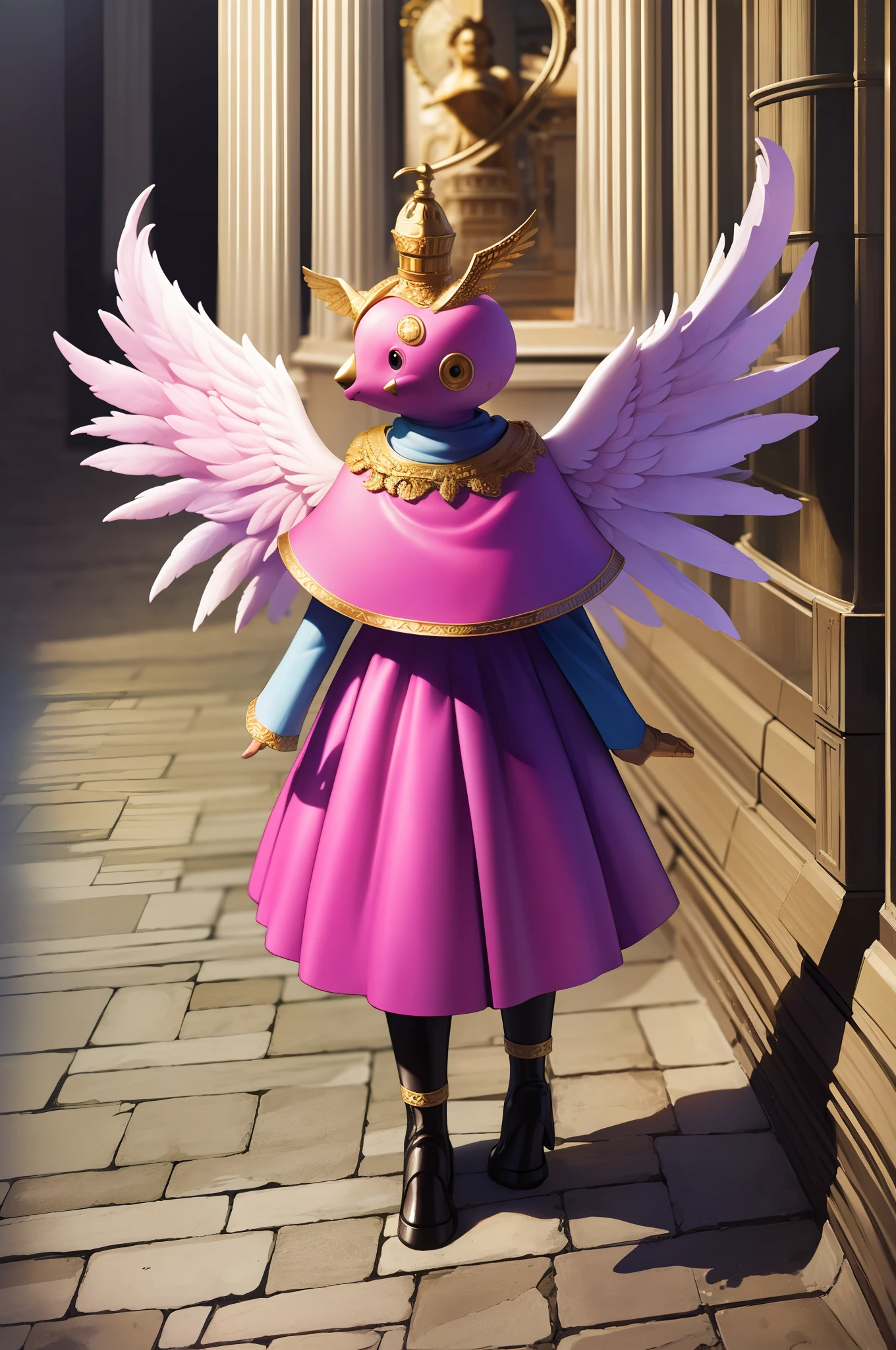 angel, standing