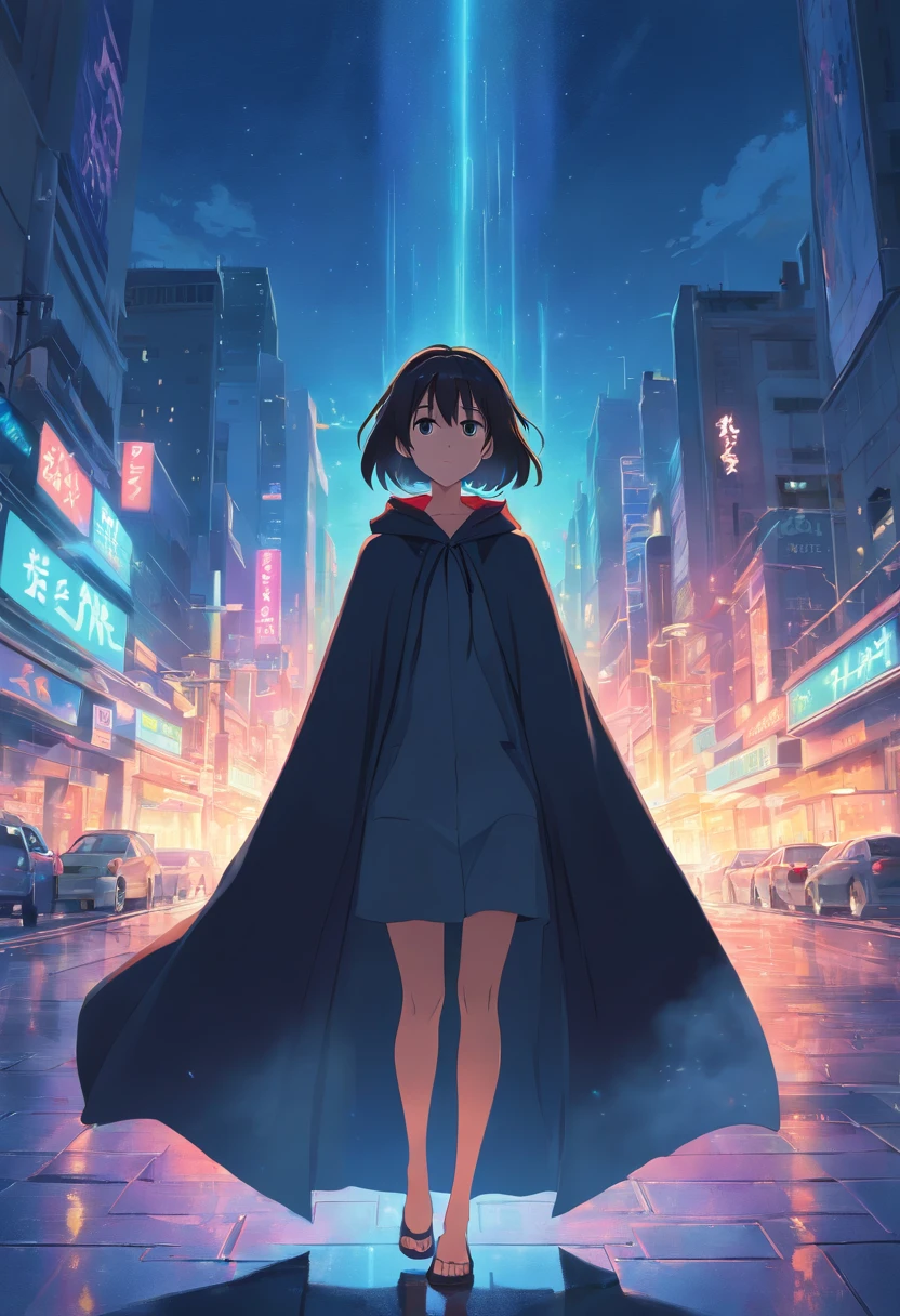 I can't see my face in a black cloak、Fantasia、Fantastical、saddened、dead body