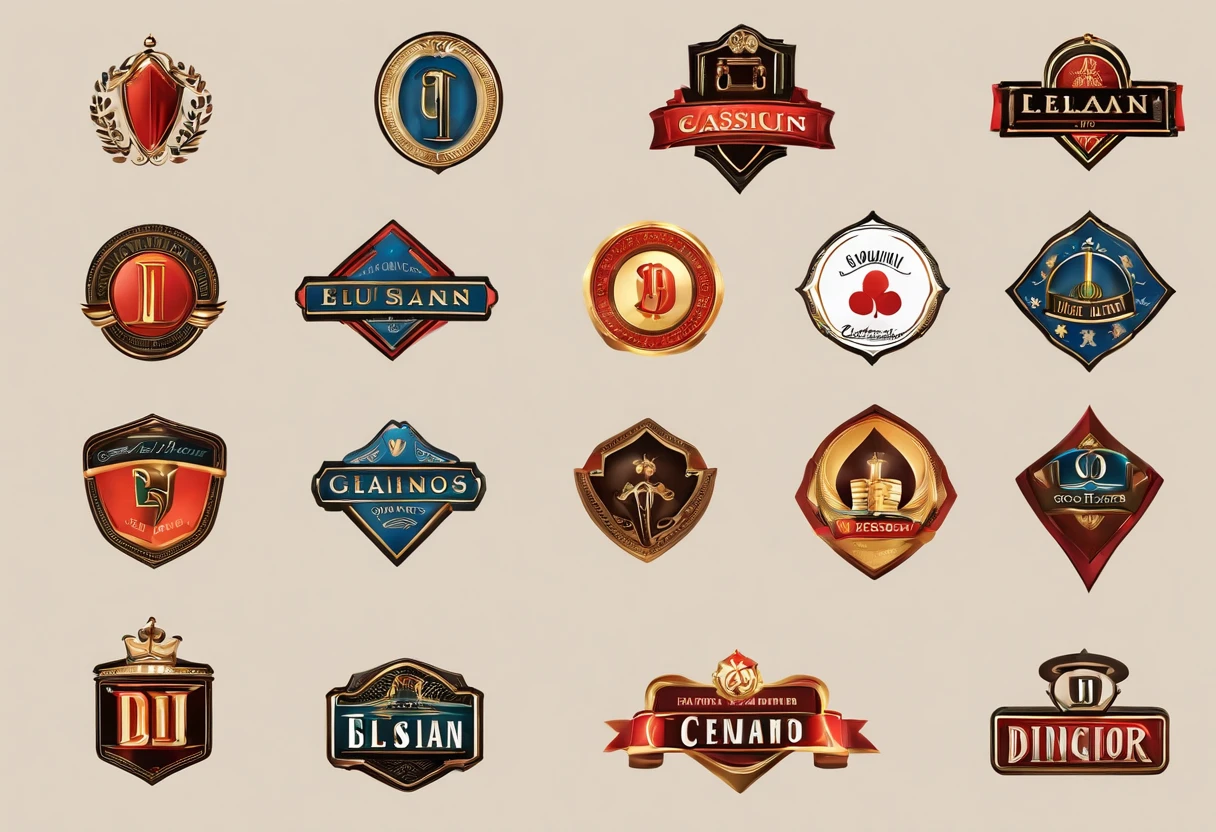 Create a unique and engaging logo that represents the world of betting and casinos. O logotipo deve incorporar elementos relacionados ao dinheiro e ao glamour associado aos cassinos. The name 'Juan' should be prominent in the logo and captivate the audience, conveying a sense of excitement and luxury. Make sure the logo is eye-catching and memorable, capturing the excitement and sophistication of the world of betting and casinos.