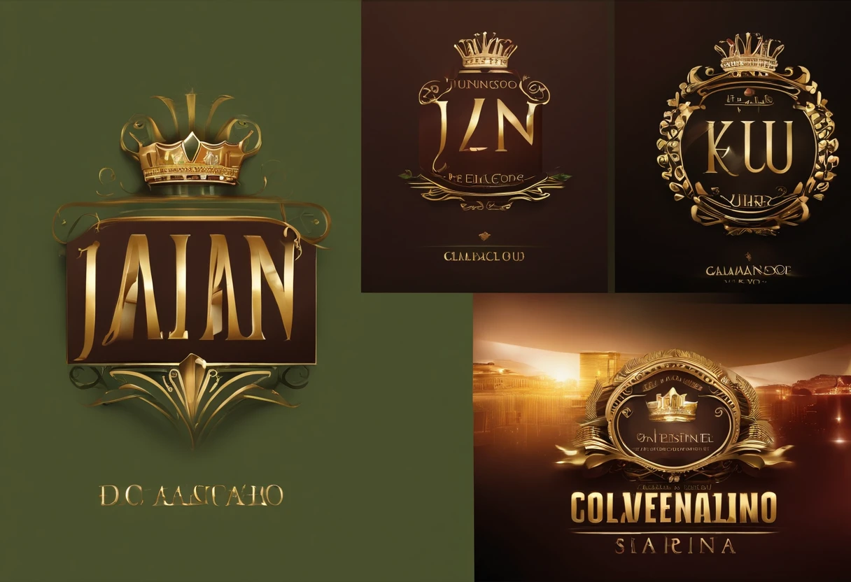 Create a unique and engaging logo that represents the world of betting and casinos. O logotipo deve incorporar elementos relacionados ao dinheiro e ao glamour associado aos cassinos. The name 'Juan' should be prominent in the logo and captivate the audience, conveying a sense of excitement and luxury. Make sure the logo is eye-catching and memorable, capturing the excitement and sophistication of the world of betting and casinos.