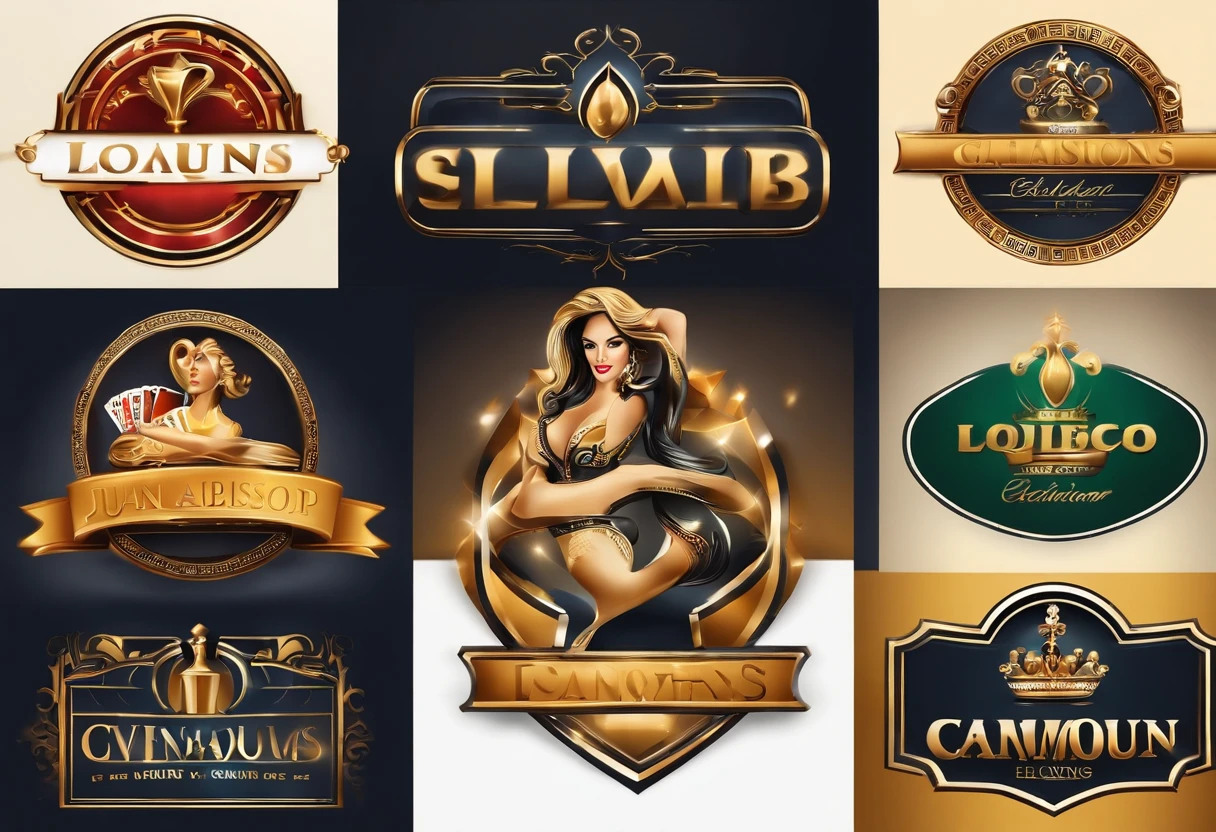 Create a unique and engaging logo that represents the world of betting and casinos. O logotipo deve incorporar elementos relacionados ao dinheiro e ao glamour associado aos cassinos. The name 'Juan' should be prominent in the logo and captivate the audience, conveying a sense of excitement and luxury. Make sure the logo is eye-catching and memorable, capturing the excitement and sophistication of the world of betting and casinos.