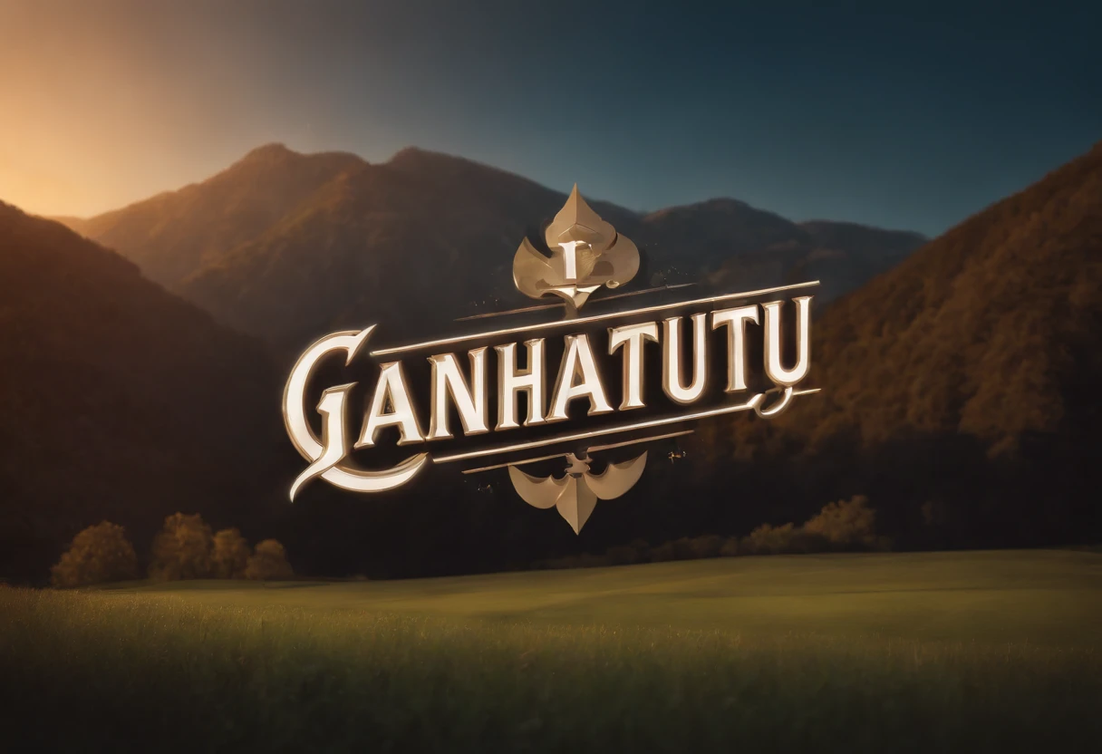 Imagine a modern and attractive logo for the brand 'GanhaTudoBet'. The brand is related to betting and gambling. Try to incorporate elements that symbolize luck, victory and fun. Think about colors that convey confidence and excitement. Remember that the logo must be memorable and capable of representing the brand in a unique and impactful way.