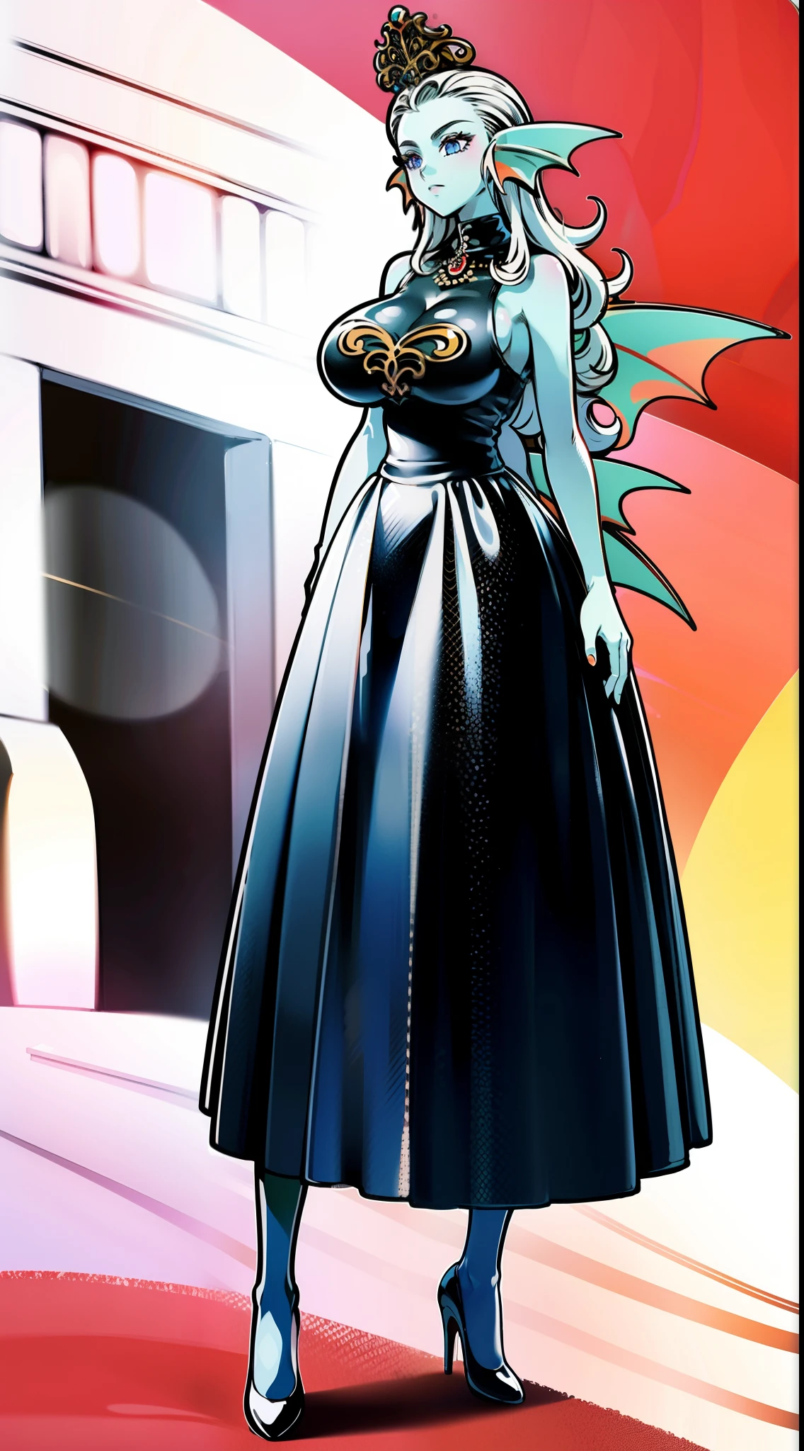 8K,high quality,anime,married woman,beautiful,clean,bright,highlights in eyes,sexy,super big tits,oversized boobs,erotic,nude,beautiful line drawing. Blue skin, well drawn ears, blue and orange gradient fins, blue and orange gradient fins on back,
Black full body tights outfit, black full body tights outfit, black full body tights outfit, black full body tights outfit, black full body tights outfit, black full body tights outfit, black full body tights outfit, black full body tights outfit, black full body tights outfit,