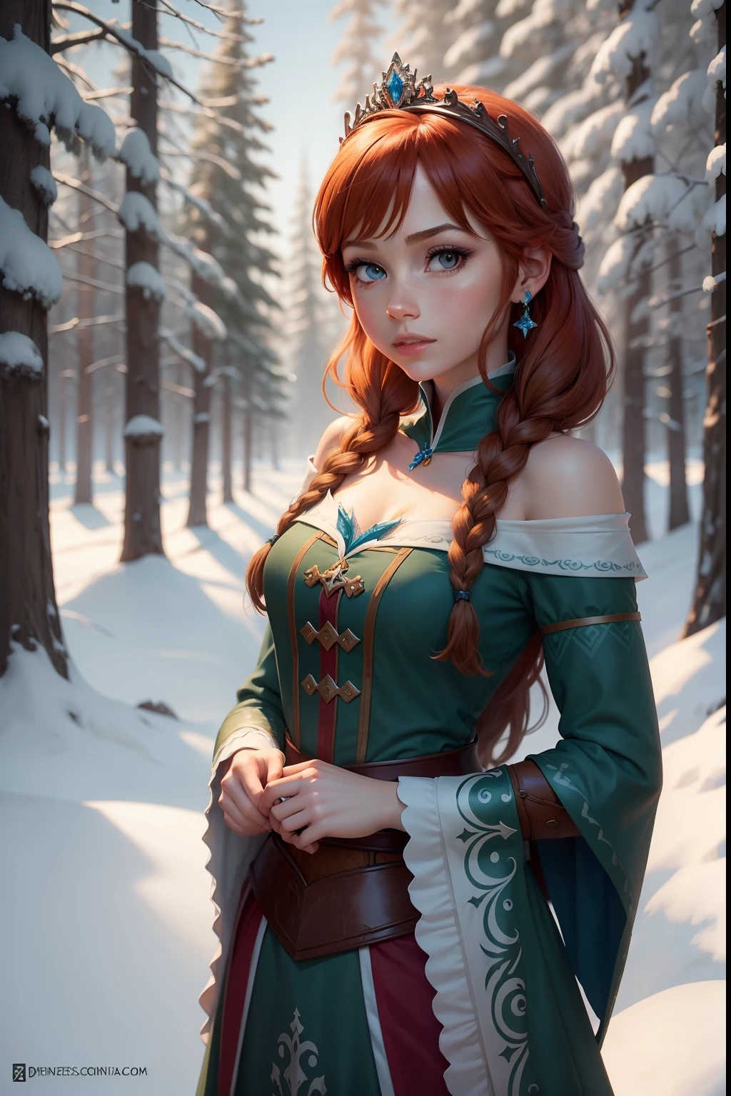 princess Anna from Frozen, hot, beautiful