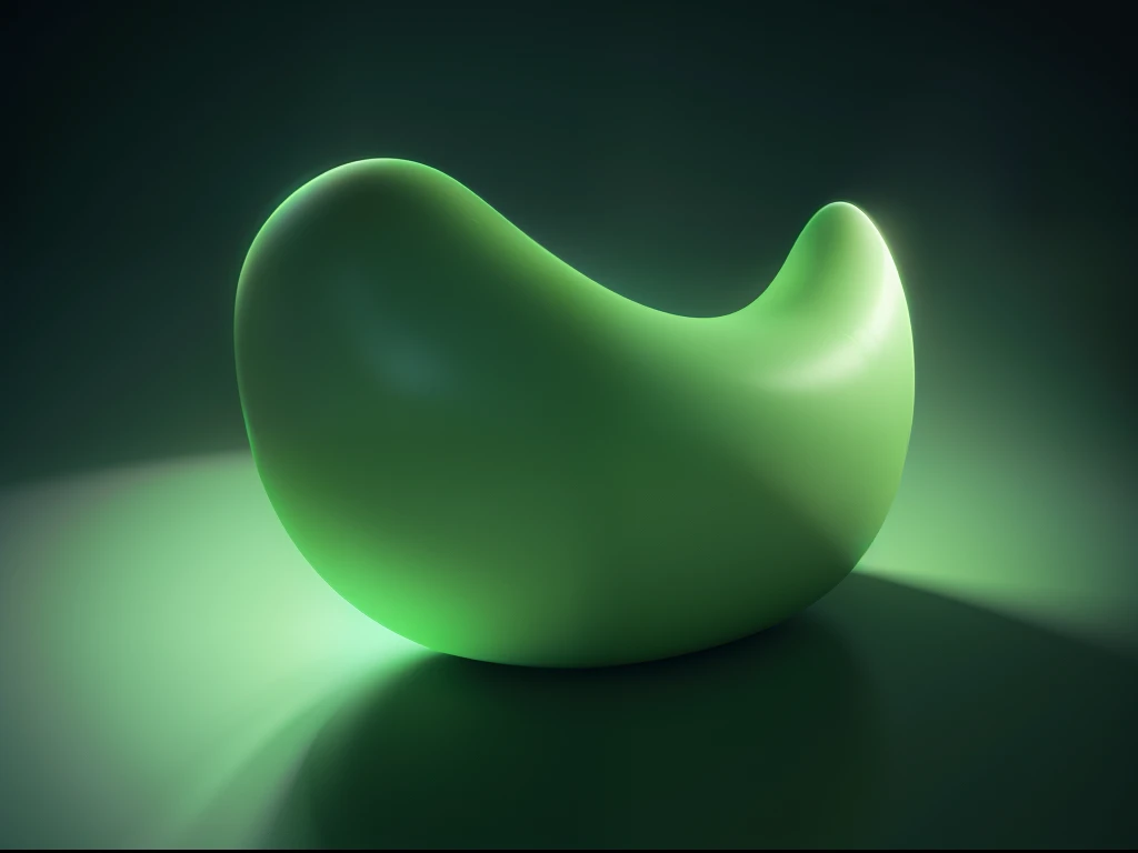 coda,adolable,Rounded,,3D style,Green skin texture,Soft lighting