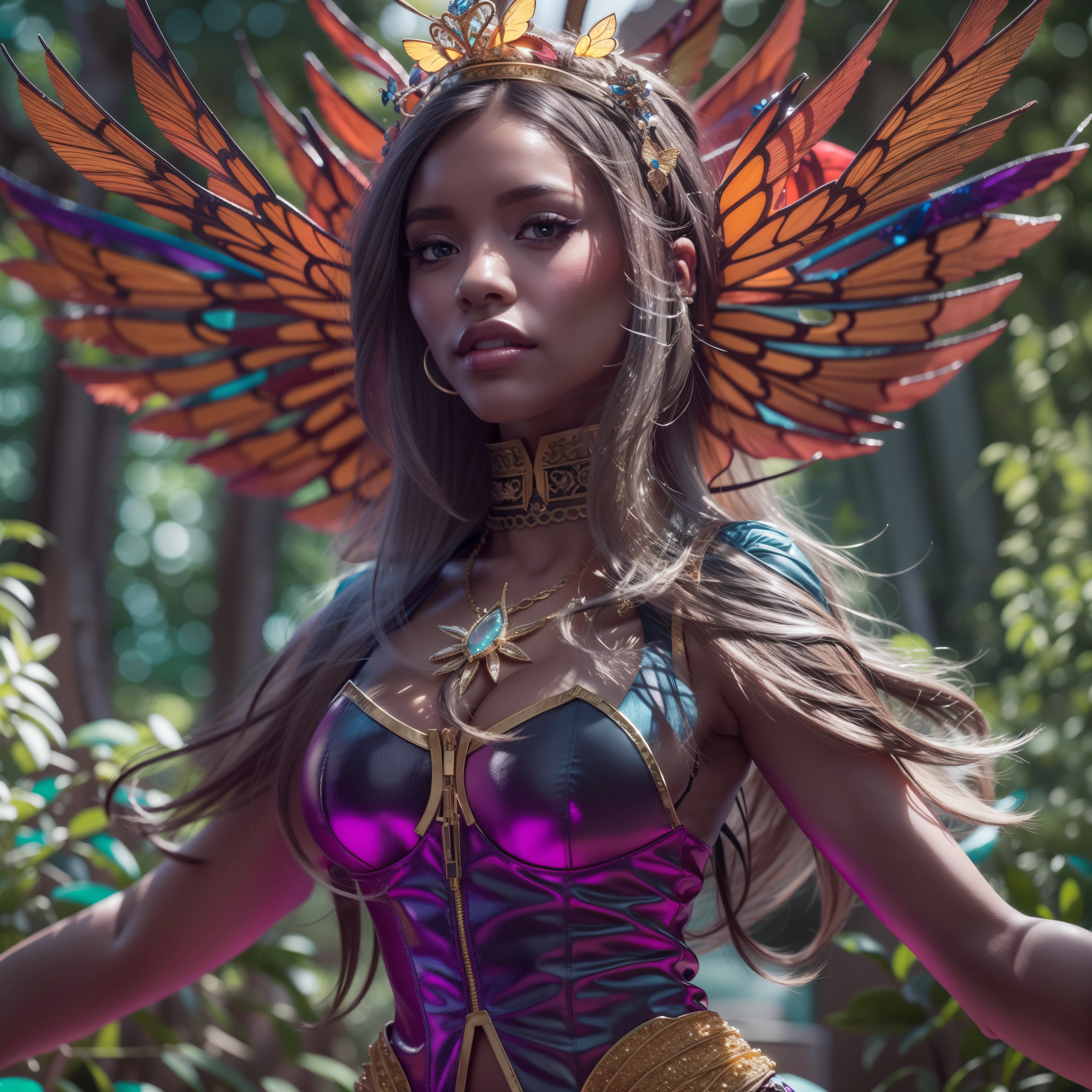 Masterpiece epic profile Sunlight luminescence volumetric lightning contrast global illumination saturate ultra_highres meticulously intricate analogique pro-photo-realistic ultra_high_quality ultra_high_detail optimal accurate cgi vfx sfx reflex 3dcg max color-coded extreme improved Octane_rendered UHD XT3 64K 32K 16K 8K DSLR HDR unrealengine5 romm rgb pbr 3dcg fxaa blu-ray fkaa txaa rtx ssao enhanced ultra_sharpness ecstatic graduate Will-o'-the-wisp pixie sprite iota garden conceptual angel female Jinx glamour walking Chevaleresque "Nicki Minaj" Cosplay aristocratic Goddess surmounted wings surrounded intertwined feather éblouissantes Valkyrie-wings symmetrical athletic Native tanmed skin african dreads obvious agate perfect divine cheekbones effects reddened embarrassed lazuli gorgeous beautiful_Eyes Brown Pupils Black Iris Turquoise Sapphires Open Mouth Teeth Smiles tongue wet pilot Jacket Floating fringe Pearls Eccentric Cape Levitating Shoulders-Off chemise blanches dentelles clavicules papillotes reveal breasts falling sideboob felt satin orange corsait yellow spinel thick leather skirt soies assortie amples nombril revealing heart belt_chastity crux diamond cadena pubic scarlet pubis-hairy obvious indigo Size silver adorned padlock Gold thighs legs garters Gothic inox boots decorated onyx, Sun urban Outdoor Forest Beholder "medieval" outfits priestess ruby background equirectangular 360 mirror glass reflection monastery opal marble deep path ombre Sundrop lantern decorated dramatic mannequin armor chrome chain flat bands fathoms "Heavy Metal" richly lys rune rose ornate emerald plasma glyph Tourmaline wood leaf Earth engraving lava magic summon monster viceroy incandescent Crystalline invocation creature Queen Bee (EOS R6 135mm 1/1250s f/2.8 ISO400) bees conjuration monarch flowering butterfly dog howling floraison Shiba_Inu CGSCOSITY Hearth Ark Church "Ouroboros" Caduceus Hermes Cathedral chef-d' tatoo Bruce_Weber sex girl naked nsfw varied multi etc.
