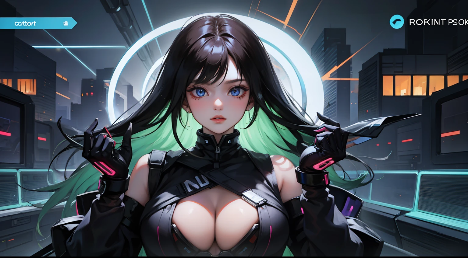 cyberpunked、Beautuful Women、Super Big