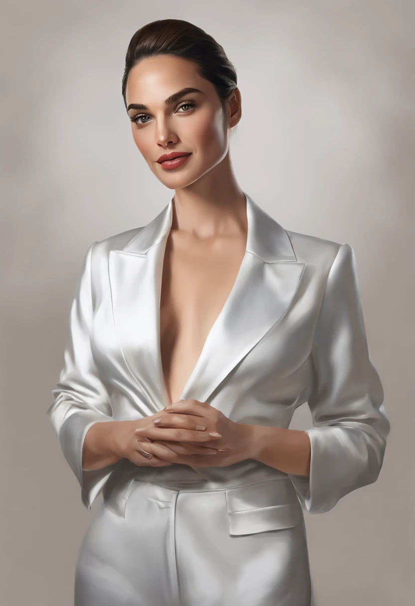 there is a woman with a very large breast posing for a picture, rosto bonito fotorrealista, pintura digital realista, retrato de beleza detalhado, rosto bonito hiperrealista, arte digital. foto realista, rosto bonito realista, pintura digital fotorrealista, pintura digital ultra realista, Retrato de Gal Gadot, belo rosto realista, desenho digital realista, retrato de rosto detalhado realista, arte digital muito realista