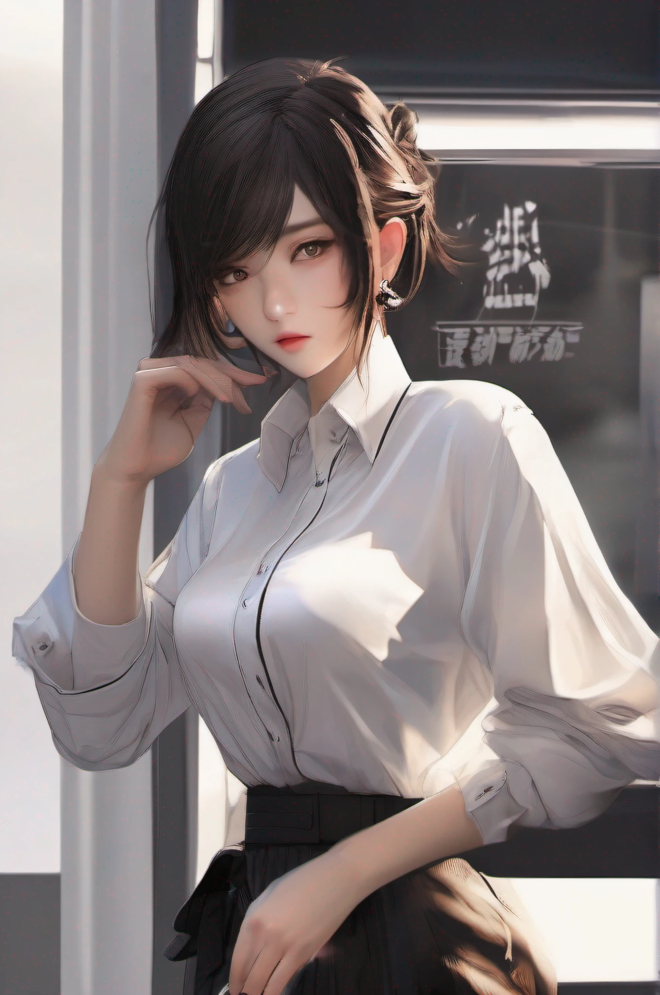 (Cinematic Digital Artwork: 1.3), High quality, masutepiece, of the highest quality, Super Detail, Illustration, [4K Digital Art]、 lndswgnr, (Sharp Focus: 1.5), (Moody lighting:1.2), depth of fields, Bokeh, 4K 、High resolution, ultra-detailliert, the Extremely Detailed CG Unity 8K Wallpapers, Realistic, Photorealsitic, Raw photo, beautifull detailed face, pale skin, realistic glistening skin, Detailed Cloth Texture, detailed hair texture, Perfect body, Beautiful face, acurate, Anatomically correct, Highly detailed face, Eye and skin texture, Natural neck length, (Beautiful eyes), (Beautiful hands), (Glossy skin:1.2), thin legs, Thin feet, Detailed people、A detailed face、细致背景、 Passing each other on the stairs、(((deep in the night))), Staggered foot、stagger、Drunk、Drank、Drunk、Have a can of beer、Office worker on the way home from work、deep in the night、Staircase landing、Put liquor in a plastic bag、Carry a bag and a convenience store bag、Stairs in the apartment、Above the outdoor staircase、Women in Japan、