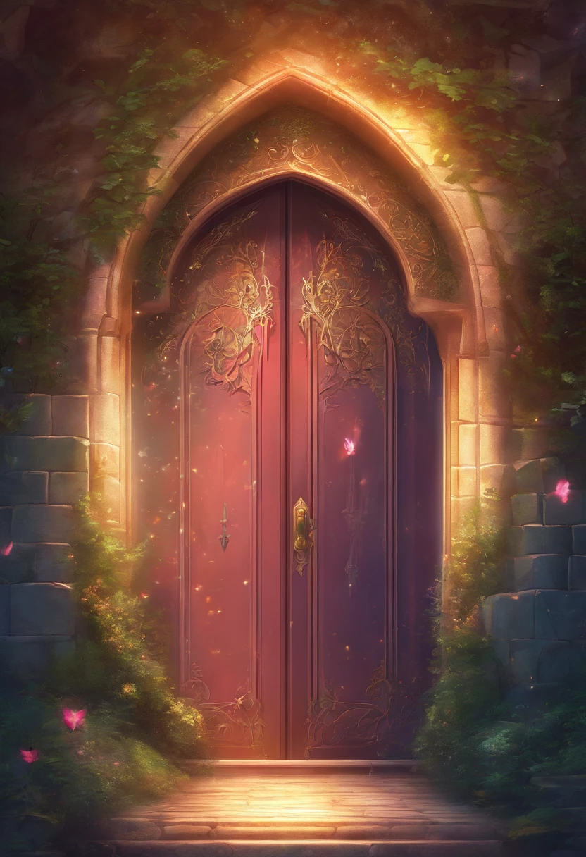 Magical heart door