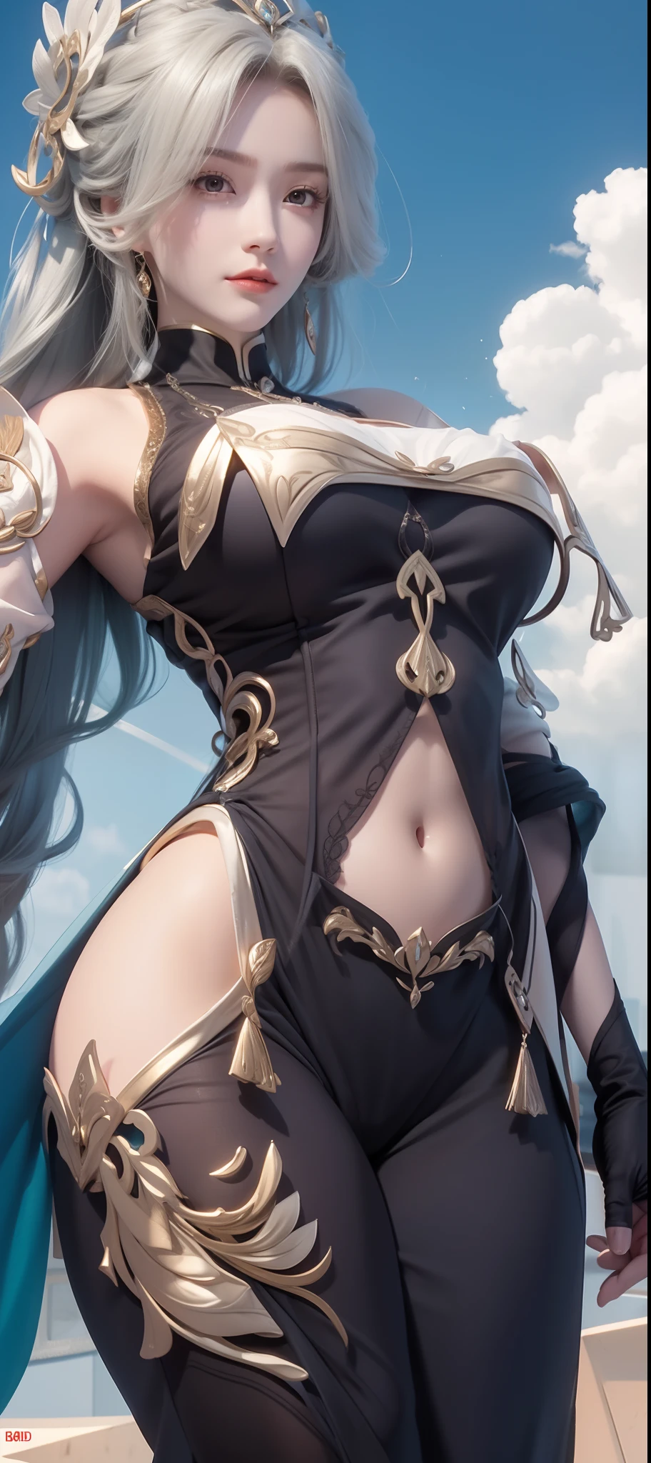 tmasterpiece,Best picture quality,HD 8K wallpaper,Beautiful picture,Elegant single woman,Round dress,Shiny eyes,Detail at its best,An exquisite masterpiece,Pure beauty and lightness,Moderately aesthetic,Gentle and elegant,Attention to detail,Reddish brown lace round dress,Immortal,huge tit,sitted,Full body capture,