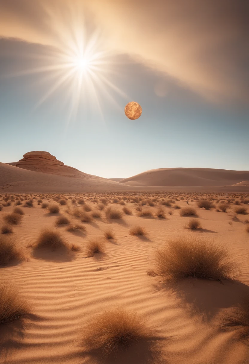 um close up de um grande pessego em um deserto com rochas, animation style rendering, atlas, capa do cd, orbe, flares anamorphic, Pierre Pellegrini e Ash Thorp, Anamorphic Widescreen, Platonic solids, cena espacial, psytrance, imagem promocional do filme, Facetas