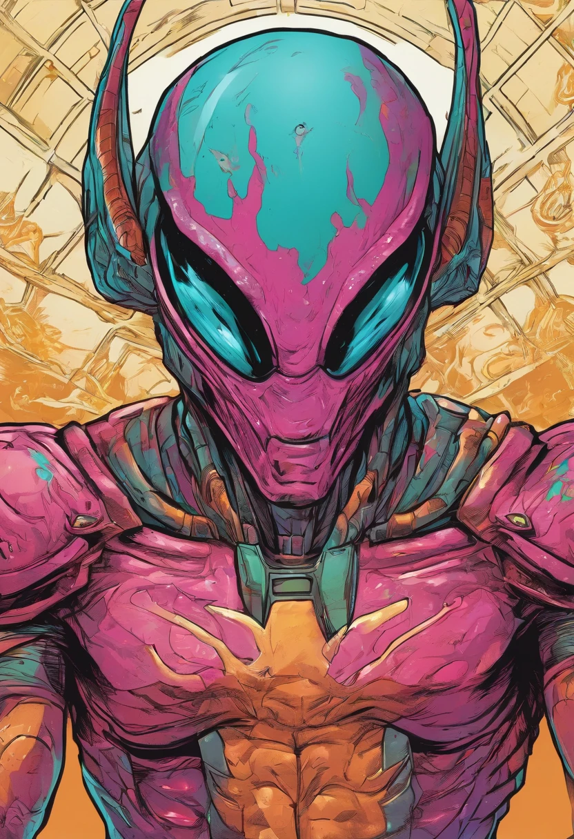 alien portrait (upper body:1.5)