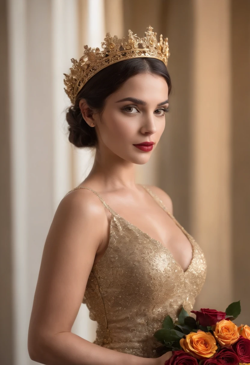a jewellery design, Gardenia themed ring, Gemstones and diamonds, Luxury, Close-up cleavage, product-view, Hot topics on artstation, Computer Graphics Society, Super quality, number art, Exquisite super details, 4K, gentlesoftlighting, like a dream, Fashionab, unreal engine rendered
