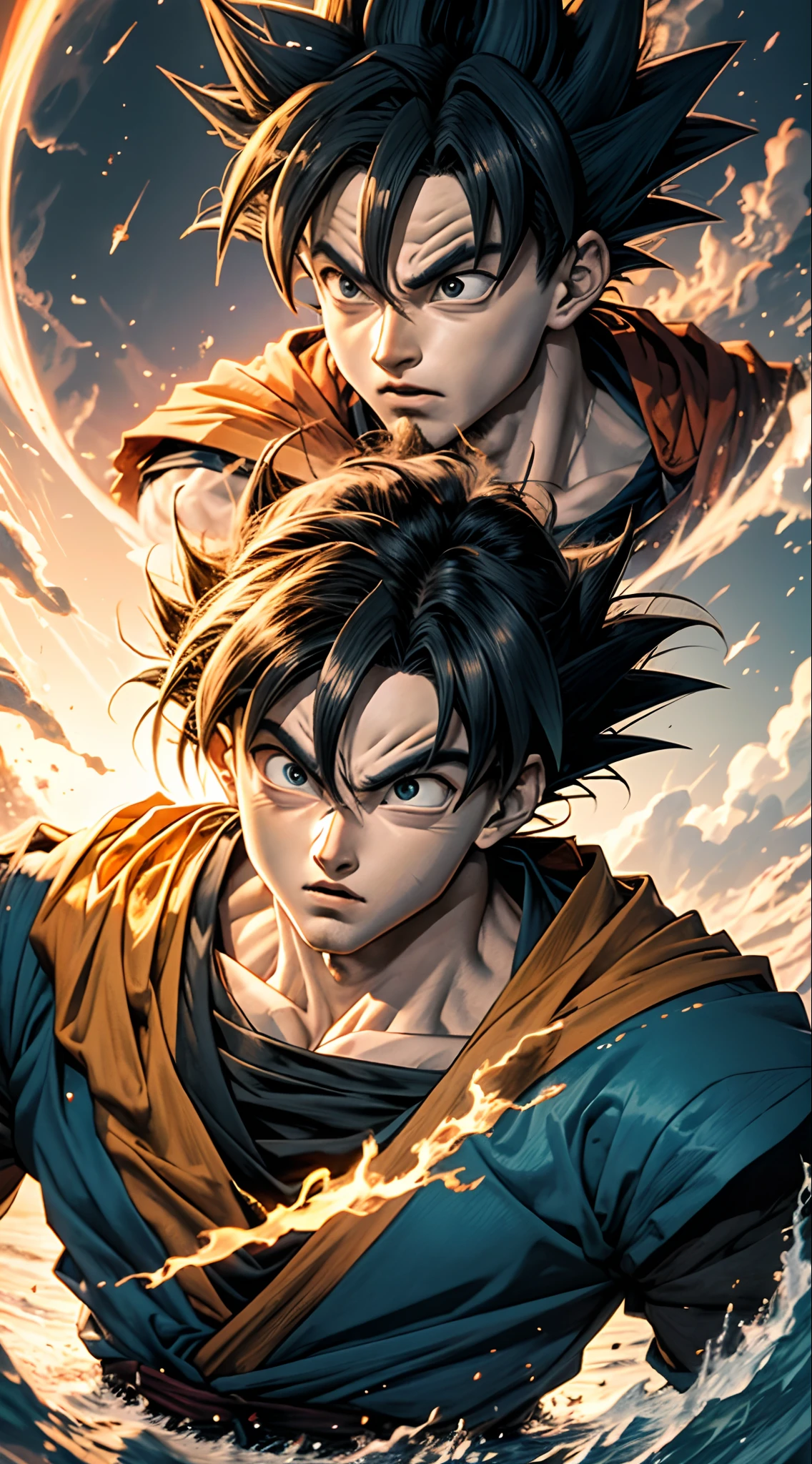 Goku em forma de quynce