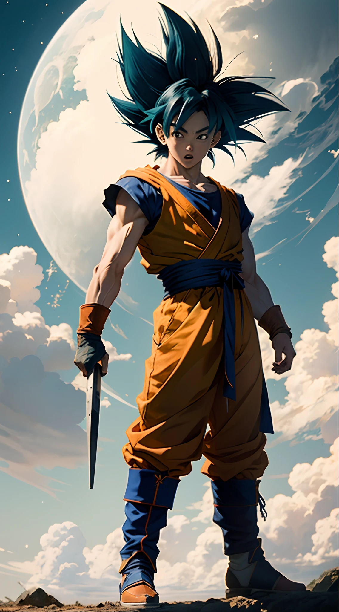Goku em forma de quynce