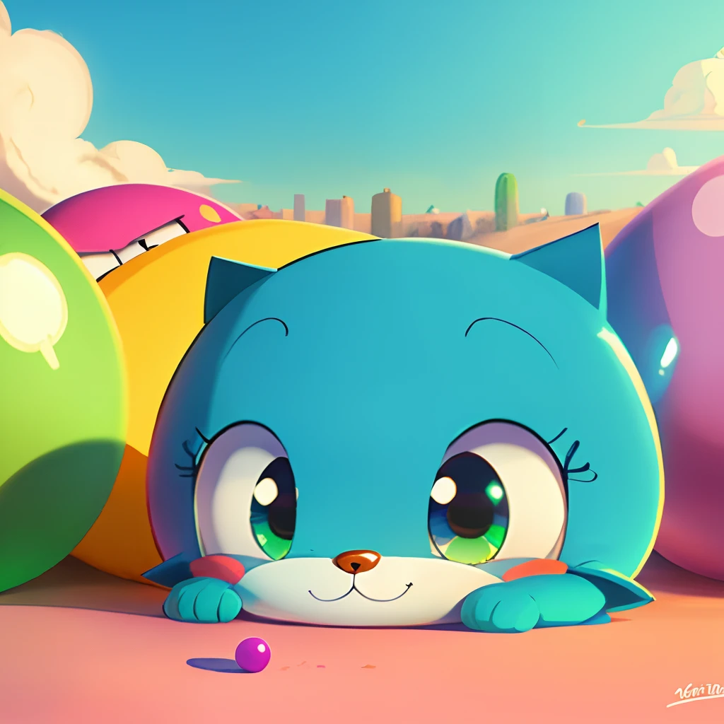 The amazing world of gumball in anime
