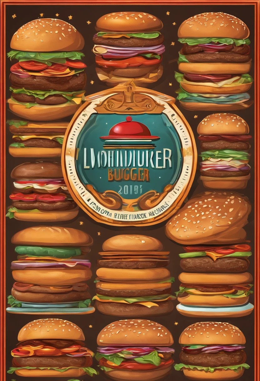 2D LOGO BURGER ICON