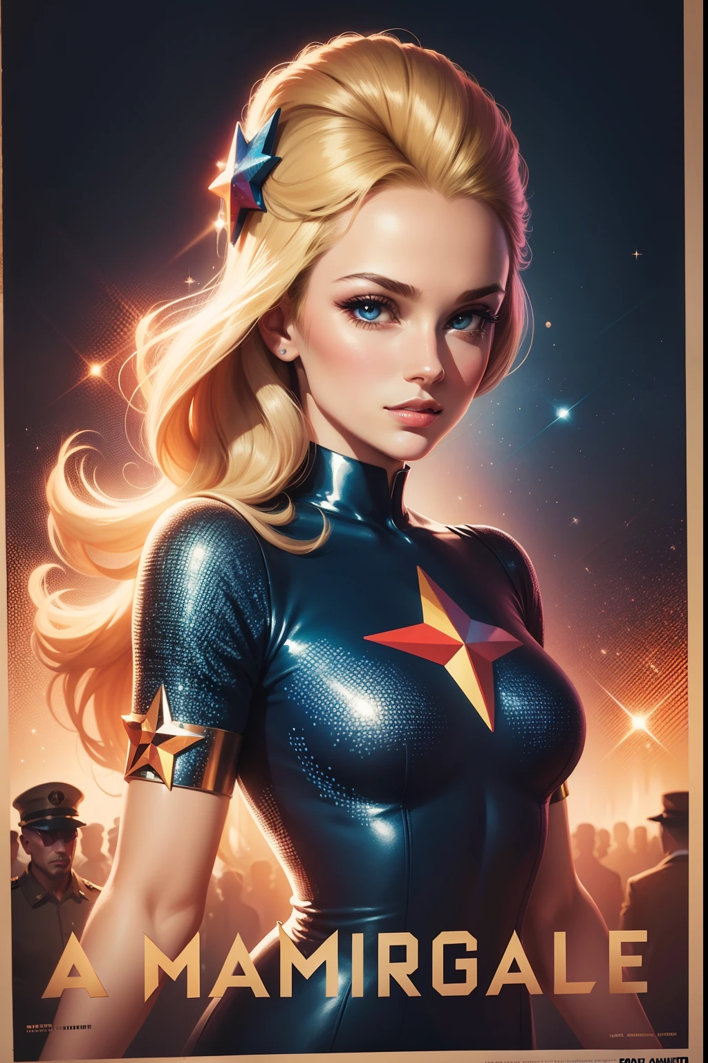 sparkle, American propaganda poster, Contemporary art, UHD, high quality, best quality, highres, 1080P, HD, 4K