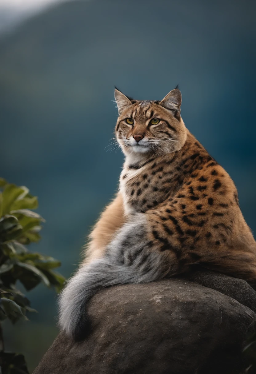 ANIMAL GATA NA COR BRANCA,ESTATURA MEDIANA COM OLHO AZUL