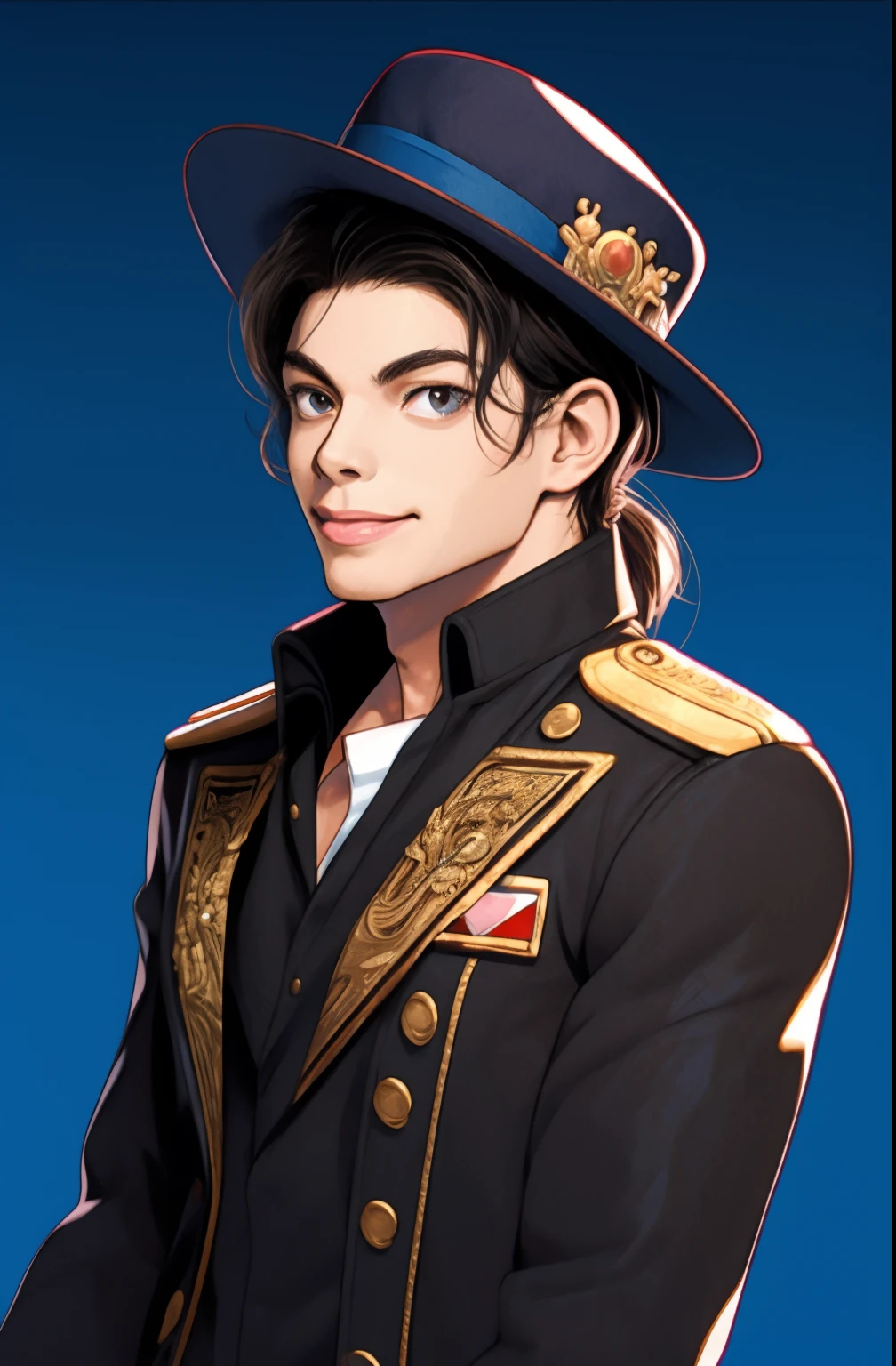 Michael Jackson in a hat