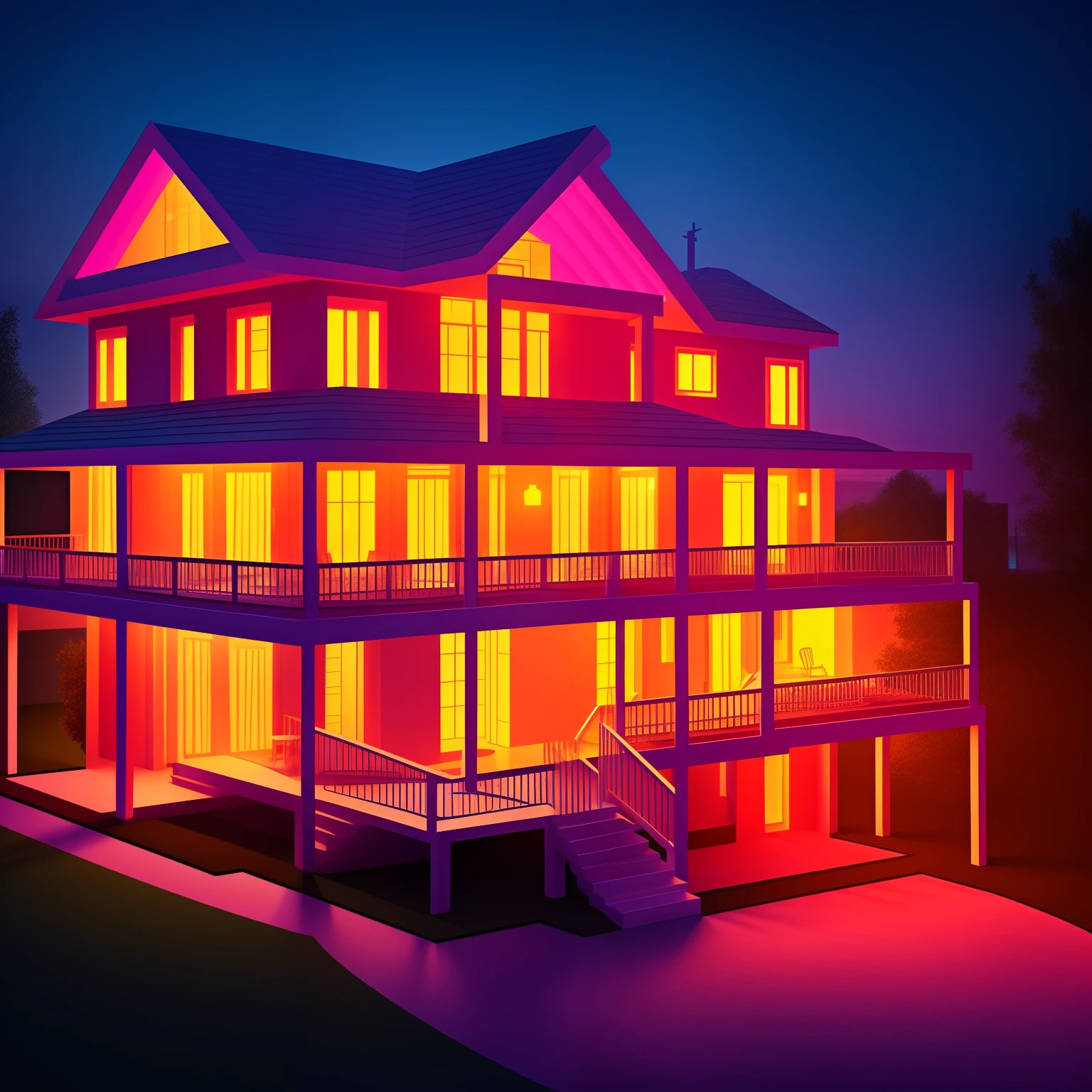 **I have a chequered past and I have chequered past and I live in a neon chequered house, concept art, 4k50 --s 2