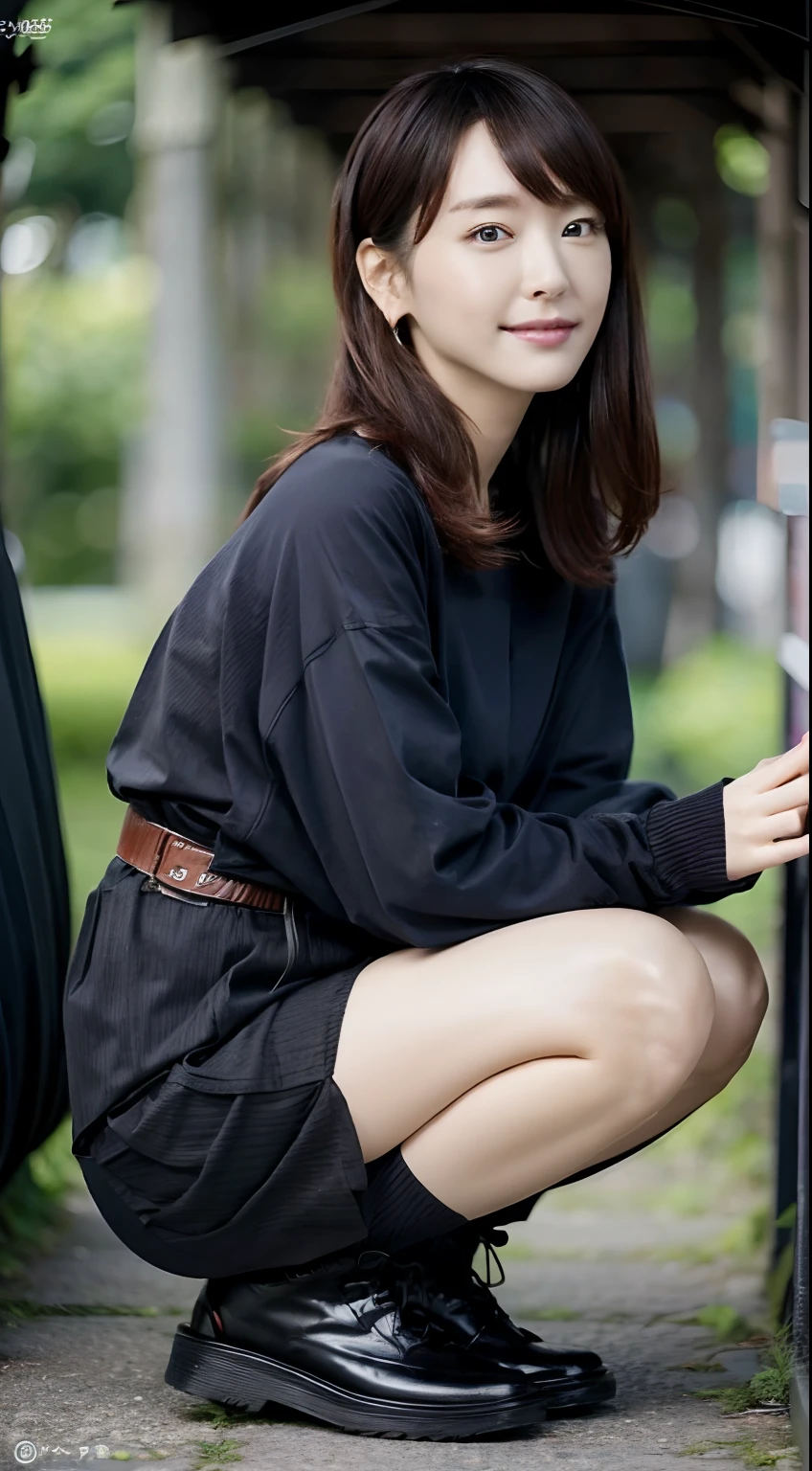 hyper realisitc, full-body, fully-clothed, beautiful woman, tokyo fashion, beautiful legs, hyper realisitic detailed eyes, kind face, very natural detailed face complexion