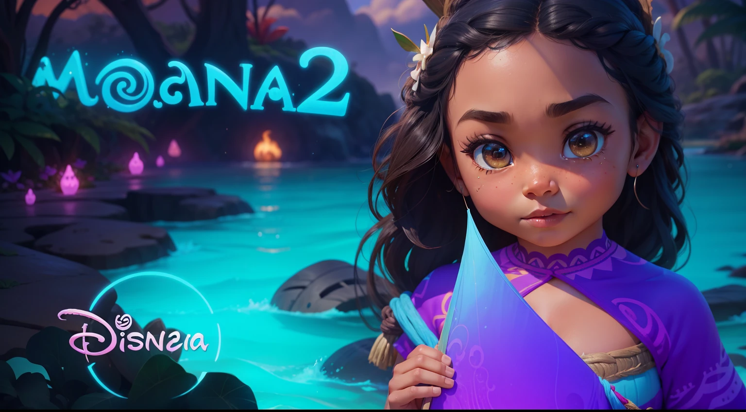 moana 2, poster concept