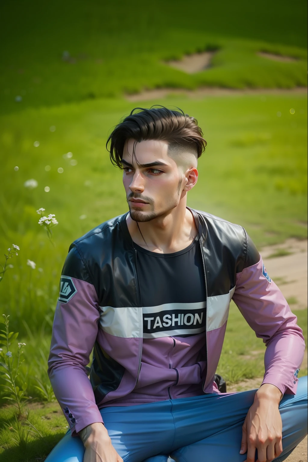 Pink suit
