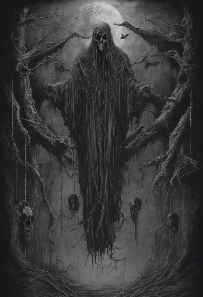 high qulity,High picture quality,Terrifying ghosts suspended in the air
