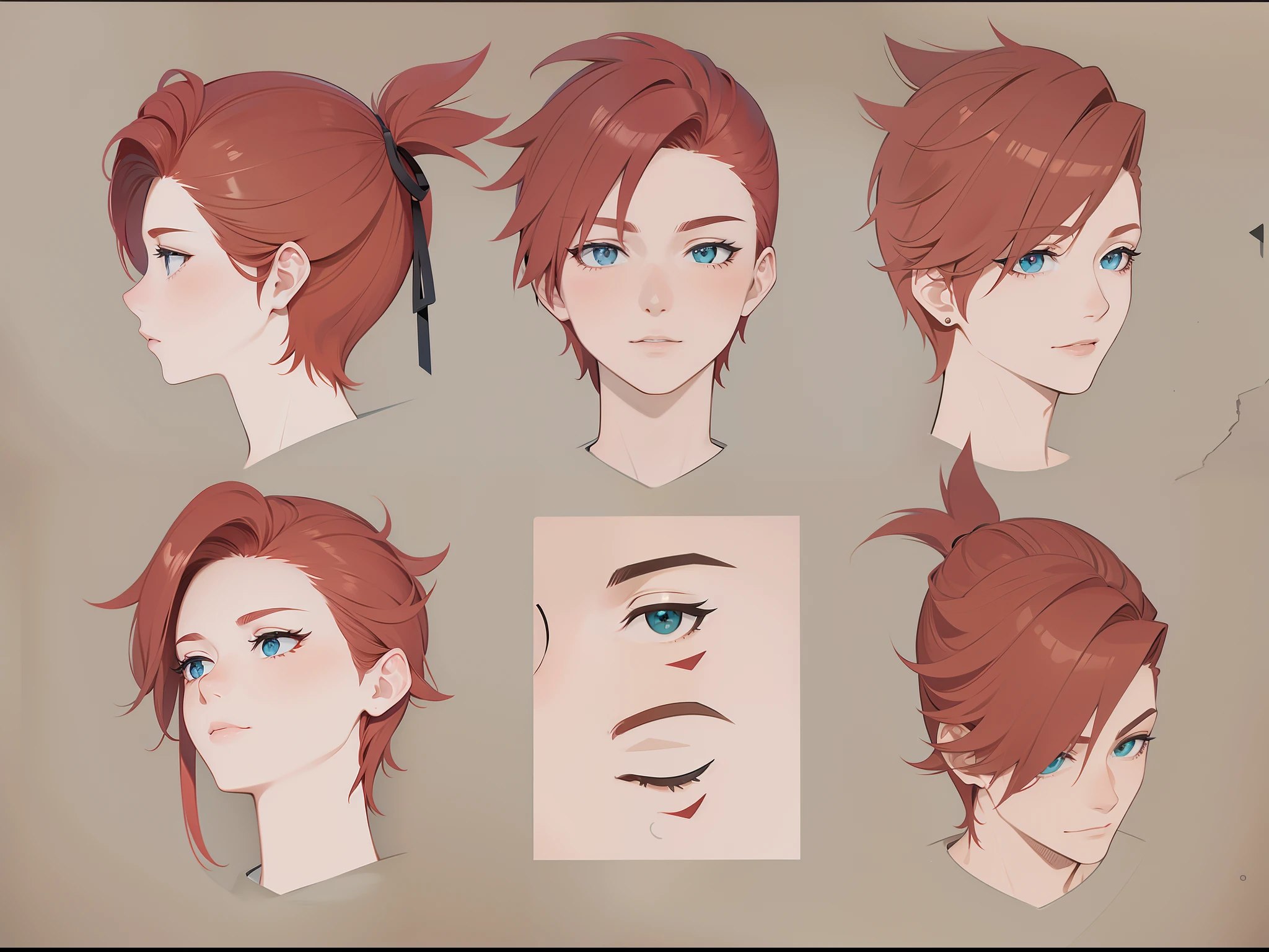 red hair