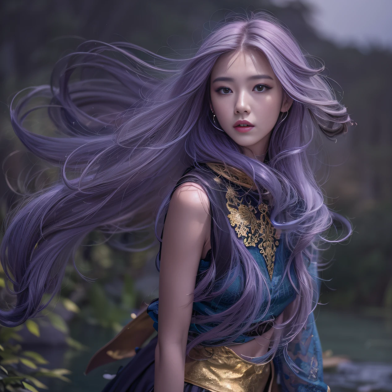 Agate glass texture 32K(tmasterpiece,k hd,hyper HD,32K)Long flowing bright purple hair,Autumn Pond,zydink, a color, Asian people (Kizi), (Red scarf), Combat posture, looking at the ground, long whitr hair, Floating bright purple, Fire cloud pattern gold tiara, Chinese long-sleeved gold silk garment, (abstract ink splash:1.2), white backgrounid,Lotus protector(realisticlying:1.4),Bright purple hair,Smoke on the road,The background is pure, A high resolution, the detail, RAW photogr, Sharp Re, Nikon D850 Film Stock Photo by Jefferies Lee 4 Kodak Portra 400 Camera F1.6 shots, Rich colors, ultra-realistic vivid textures, Dramatic lighting, Unreal Engine Art Station Trend, cinestir 800,Long flowing bright purple hair
