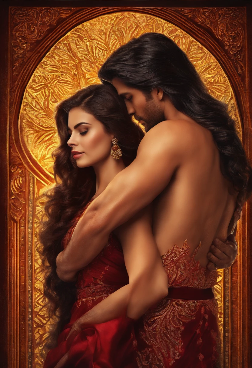 A couple in love，The upper part of the body