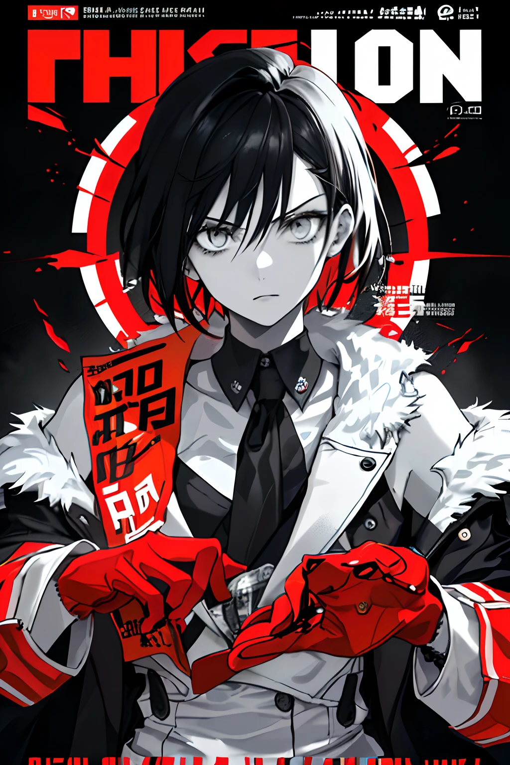 ((((dramatic))), (((gritty))), (((intense))) film poster featuring a young woman as the central character. She stands confidently in the center of the poster, wearing a stylish and edgy outfit, with a determined expression on her face. The background is dark and gritty, with a sense of danger and intensity. The text is bold and attention-grabbing, with a catchy tagline that adds to the overall feeling of drama and excitement. The color palette is mainly dark with splashes of vibrant colors, giving the poster a dynamic and visually striking appearance,tachi-e
(magazine:1.3), (cover-style:1.3), fashionable, woman, vibrant, outfit, posing, front, colorful, dynamic, background, elements, confident, expression, holding, statement, accessory, majestic, coiled, around, touch, scene, text, cover, bold, attention-grabbing, title, stylish, font, catchy, headline, larger, striking, modern, trendy, focus, fashion,
